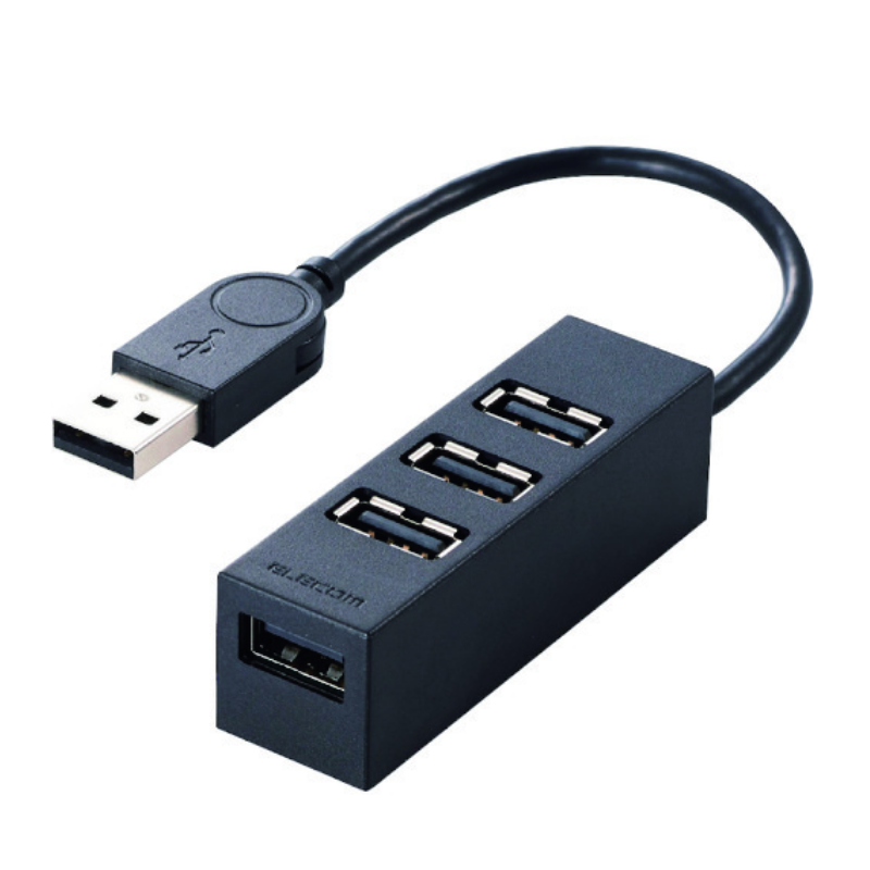 供应ELECOM宜丽客U2H-TZ426BBK集线器15655134803