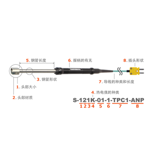 ANRITSU安立计器S-221E-01-0-TC1-W表面温度传感器15655134803