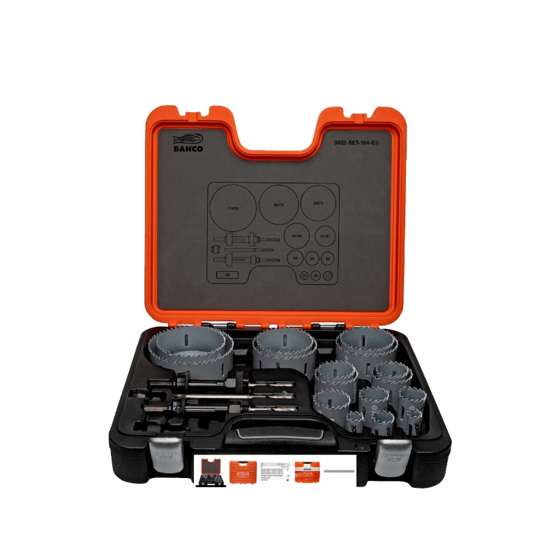 BAHCO百固3832-SET-164-ES孔锯套装15655134803