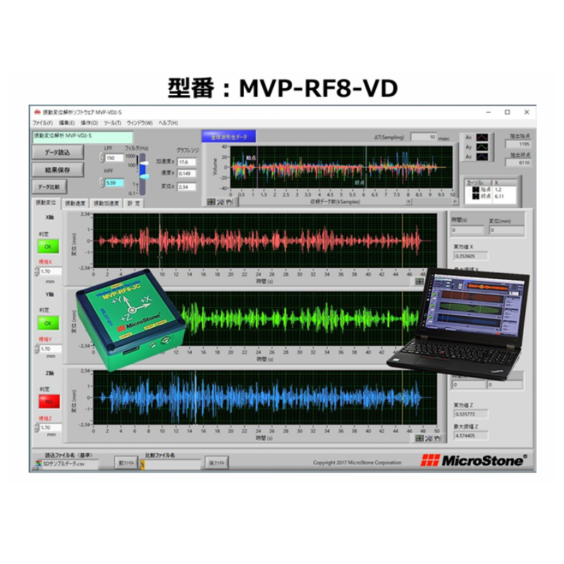 MicroStone微石MVP-RF3W-FiS振动故障分析软件15655134803