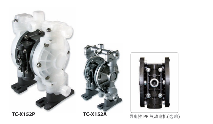 日本IWAKI易威奇气动隔膜泵TC-X152PT-X合肥栗山胡181-0560-8873