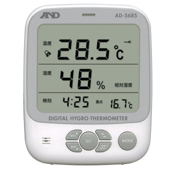 A&D/AND环境温湿度计AD-5685杨：181-0560-8753