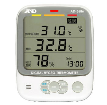 A&D/AND环境温湿度计 AD-5686杨：181-0560-8753