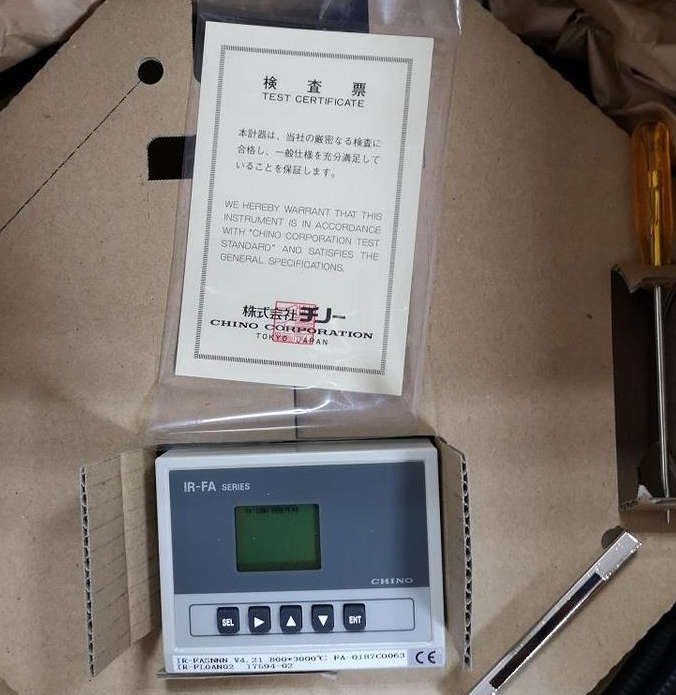 CHINO千野IR-FL3AN10光纤式红外测温仪181/0560/8873