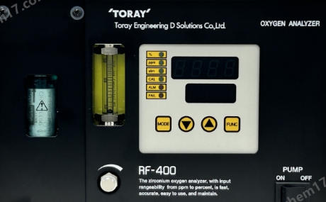 TORAY 东丽 RF-400-01 氧化锆式氧气分析仪杨：181-0560-8753